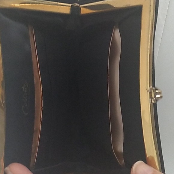 Coblentz vintage black suede handbag - Picture 7 of 10